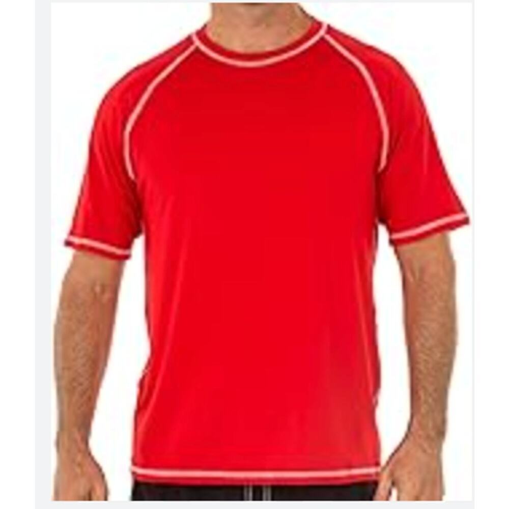 UV Skinz Red RashGuard Size Large New with Tags